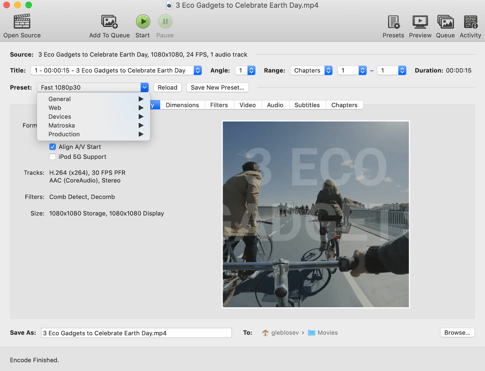 compress videos for youtube mac